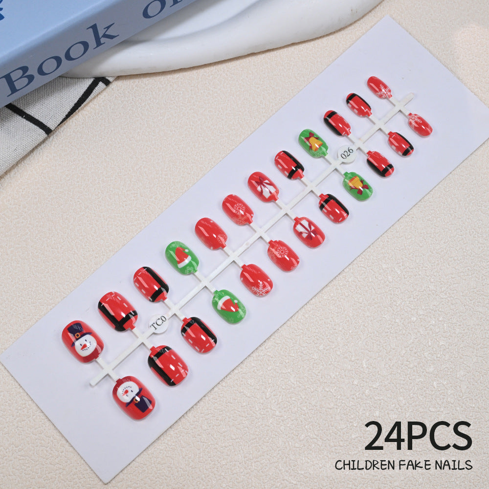 Non-toxic girls' press-on nails, simple to apply for instant nail art fun.