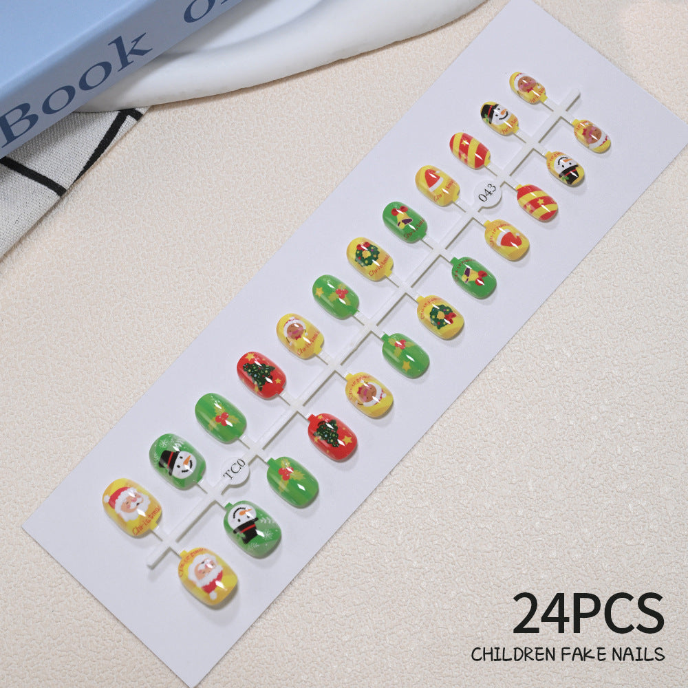 Temporary nail art for kids: Easy apply, non-toxic press-on nails for girls.