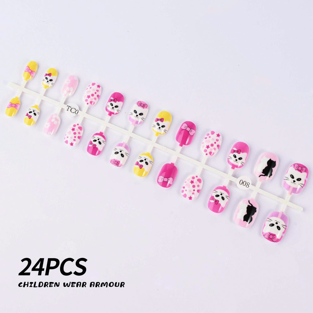 Children's easy apply nails, press-on for safe, temporary nail art & playtime.