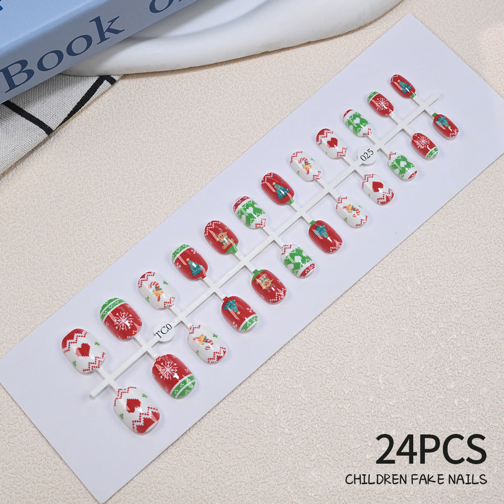 Temporary press-on nails for kids, colorful & safe for fun nail art at home.