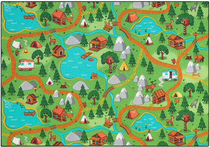 Safe infant playmat for crawling & exploring. Non-slip surface & soft padding offer a comfortable, educational space.