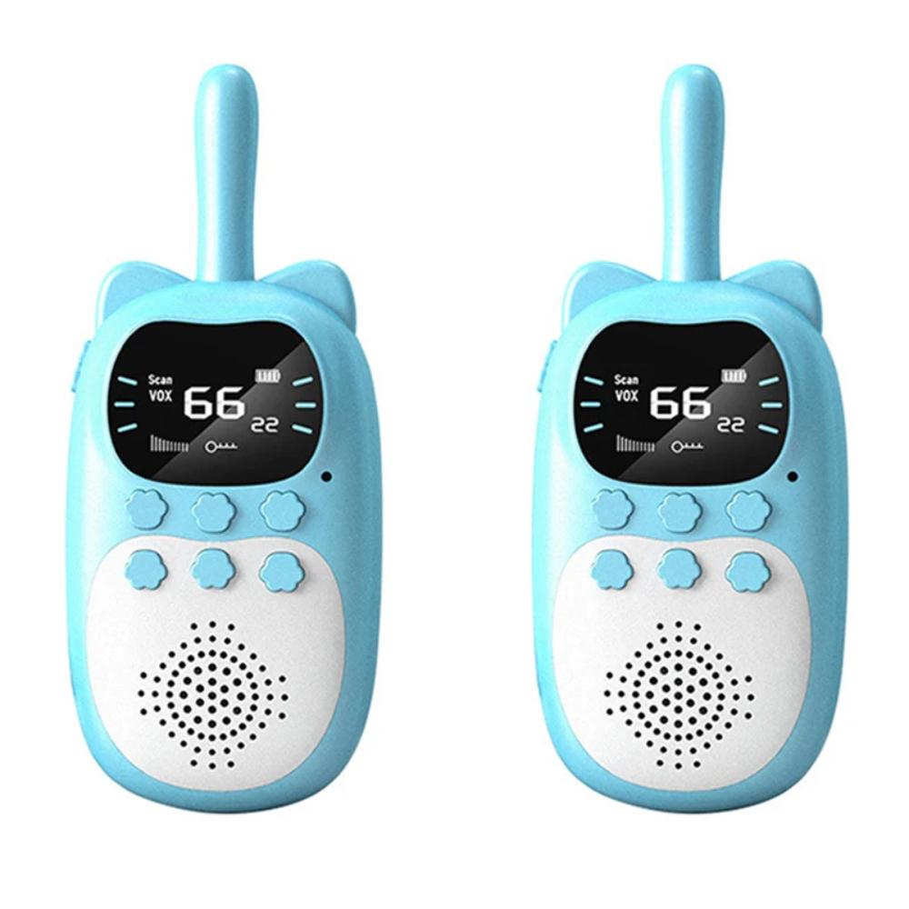 Gift for kids: Educational & fun rechargeable walkie talkies. Encourage outdoor play & communication for boys & girls.