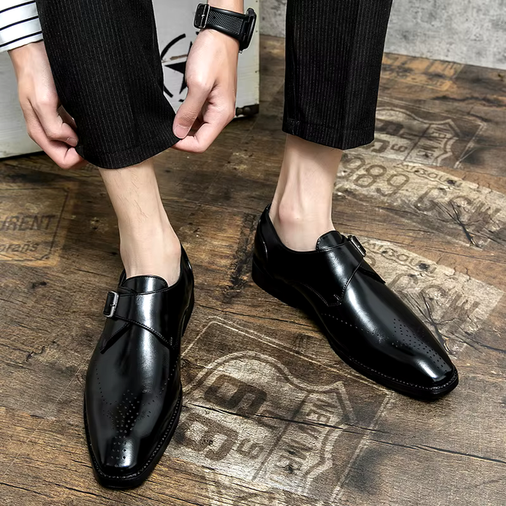 Sophisticated men's dress shoes, perfect for formal events, business, and smart casual.