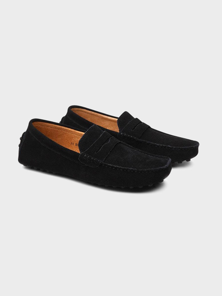 Men's slip-on penny loafers offer smart style & comfort. Versatile dress shoes for daily wear & occasions.