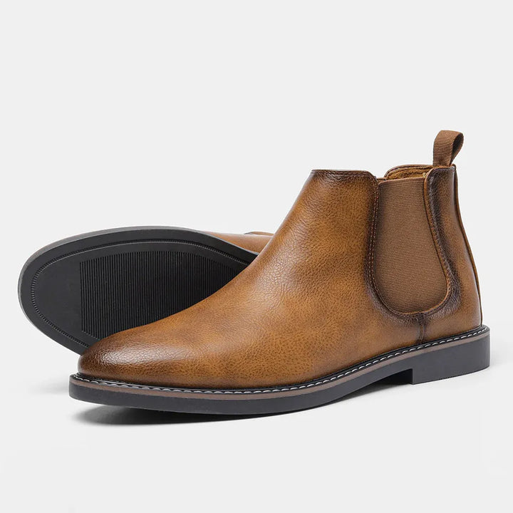 High-quality men's footwear, Chelsea ankle boots, comfortable and sleek for versatile styling.