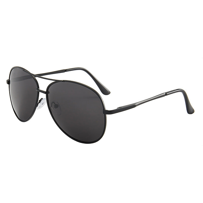 Lightweight silver aviator sunglasses, a timeless fashion accessory providing essential UV protection.