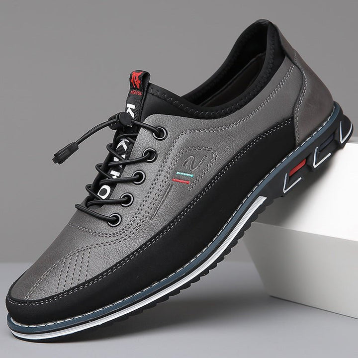 Versatile black Oxford shoes for men. Ideal for business casual, smart casual, or formal occasions. Quality footwear.