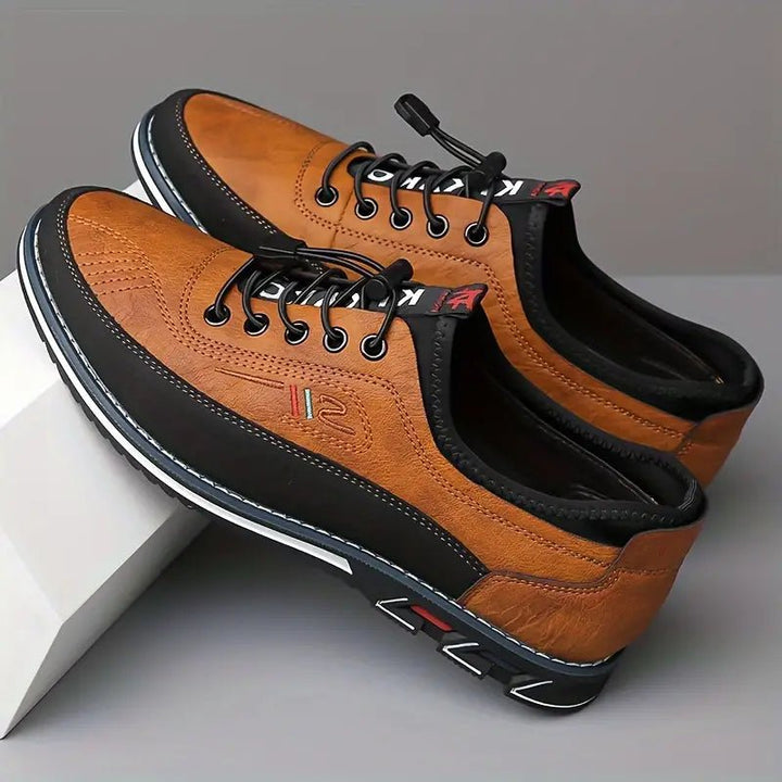 Comfortable classic men's Oxford shoes. Handcrafted quality dress footwear, perfect for versatile business casual looks.