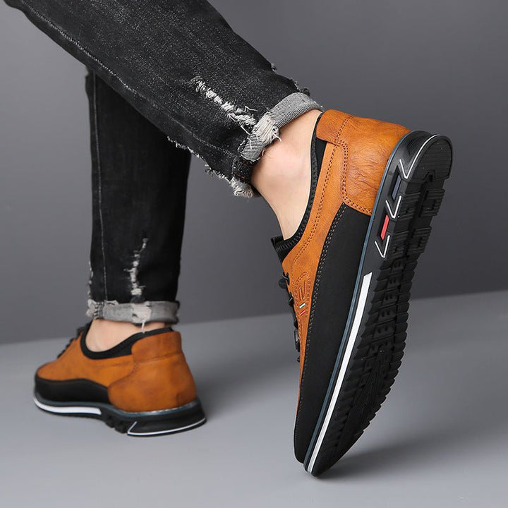 Sharp men's formal black Oxford shoes with a polished finish. Timeless style and superior comfort for any occasion.