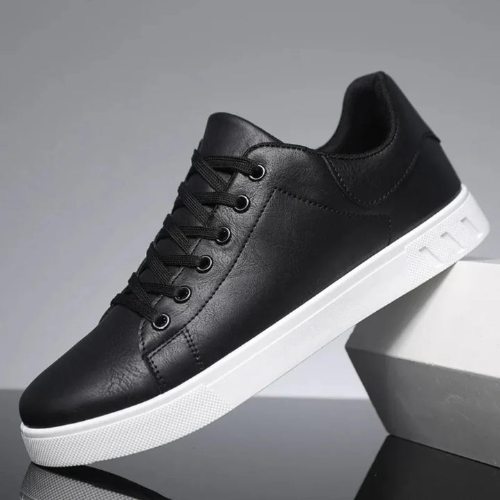 Stylish men's classic dress shoes, durable waterproof design for everyday comfort and casual or formal wear.
