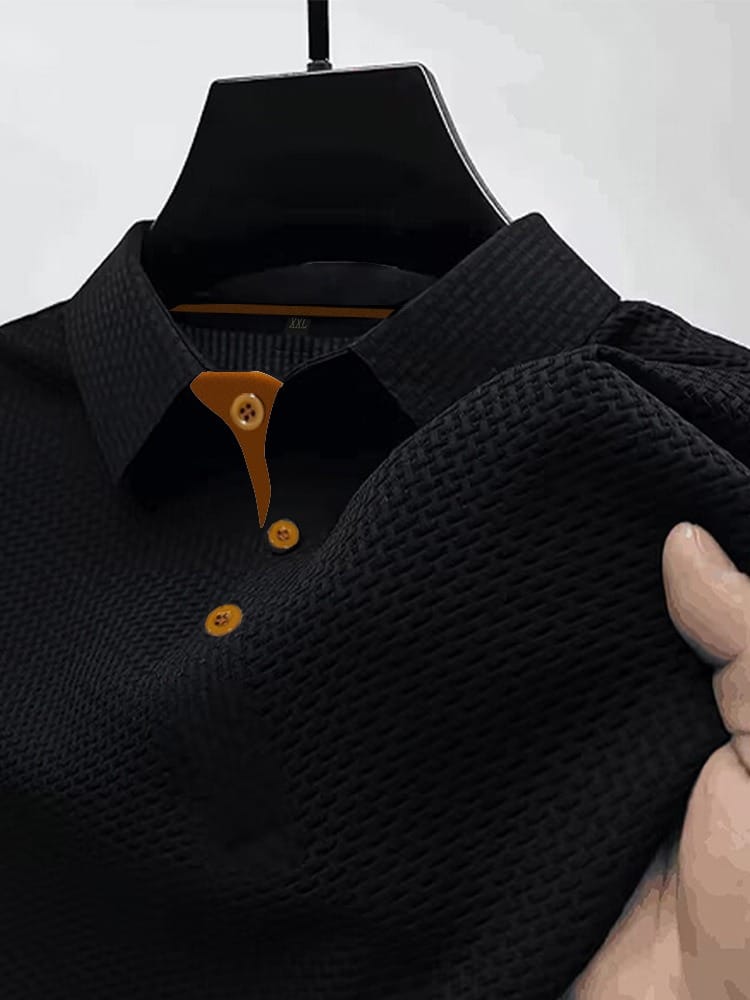 Classic men's polo shirt for effortless summer style. Comfortable everyday casual top for warm weather.