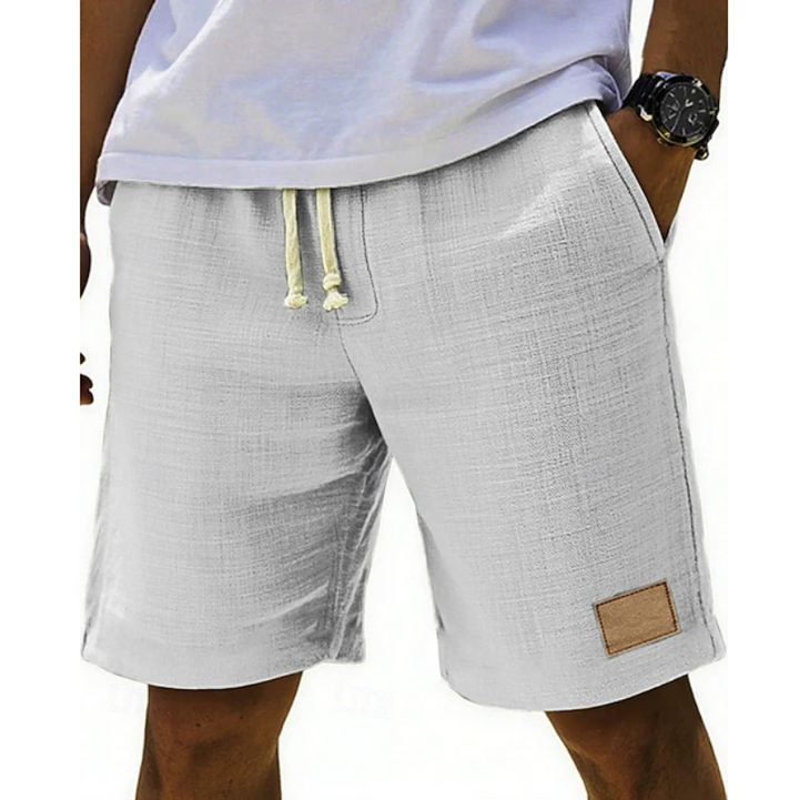 Classic men's summer lace shorts, perfect for relaxed casual wear & warm weather comfort.