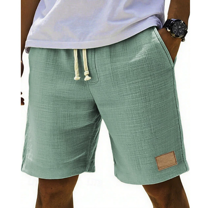 Versatile men's summer lace shorts for everyday comfort, featuring a relaxed fit & classic design.