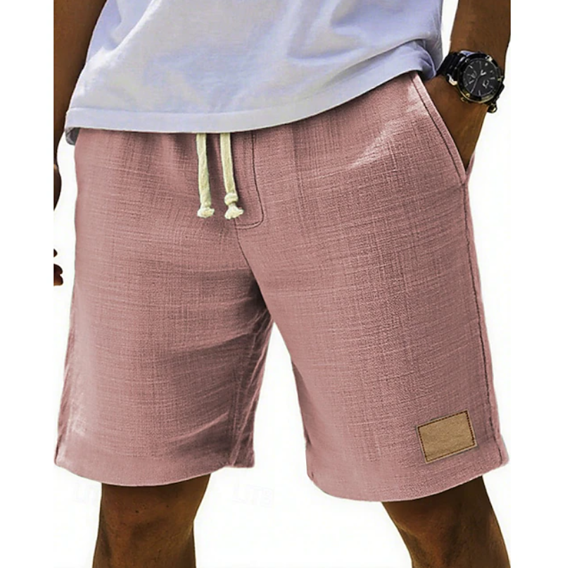 Lightweight men's summer lace shorts, designed for ultimate comfort and a relaxed fit on hot days.