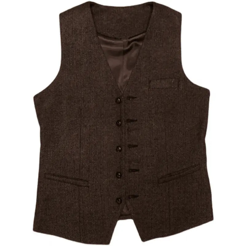 Men's formal business three-piece suit, a smart choice for professional attire.