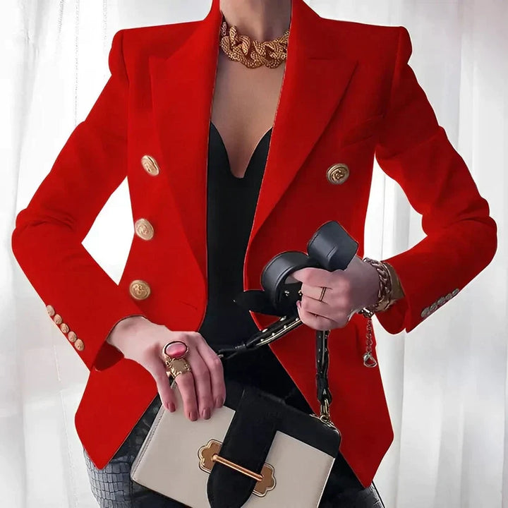 Stylish women's tailored blazer for professional settings or elegant casual wear. A versatile classic.