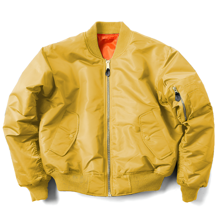 Durable unisex bomber jacket in a classic style, offering comfort & versatile fashion for all seasons.