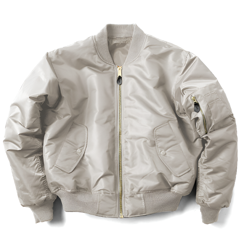 Timeless classic bomber jacket, designed for unisex appeal, comfort, and everyday fashion versatility.