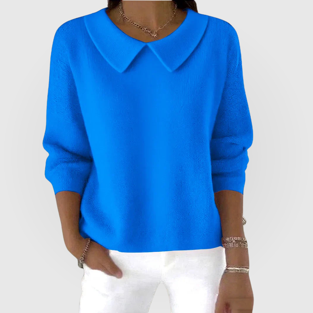 Effortless women's casual chic jumper. Comfortable long sleeve sweatshirt for everyday fashion.