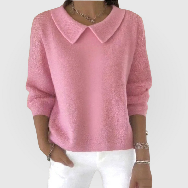 Timeless women's classic jumper. Comfortable long sleeve pullover, essential womenswear for versatile styling.