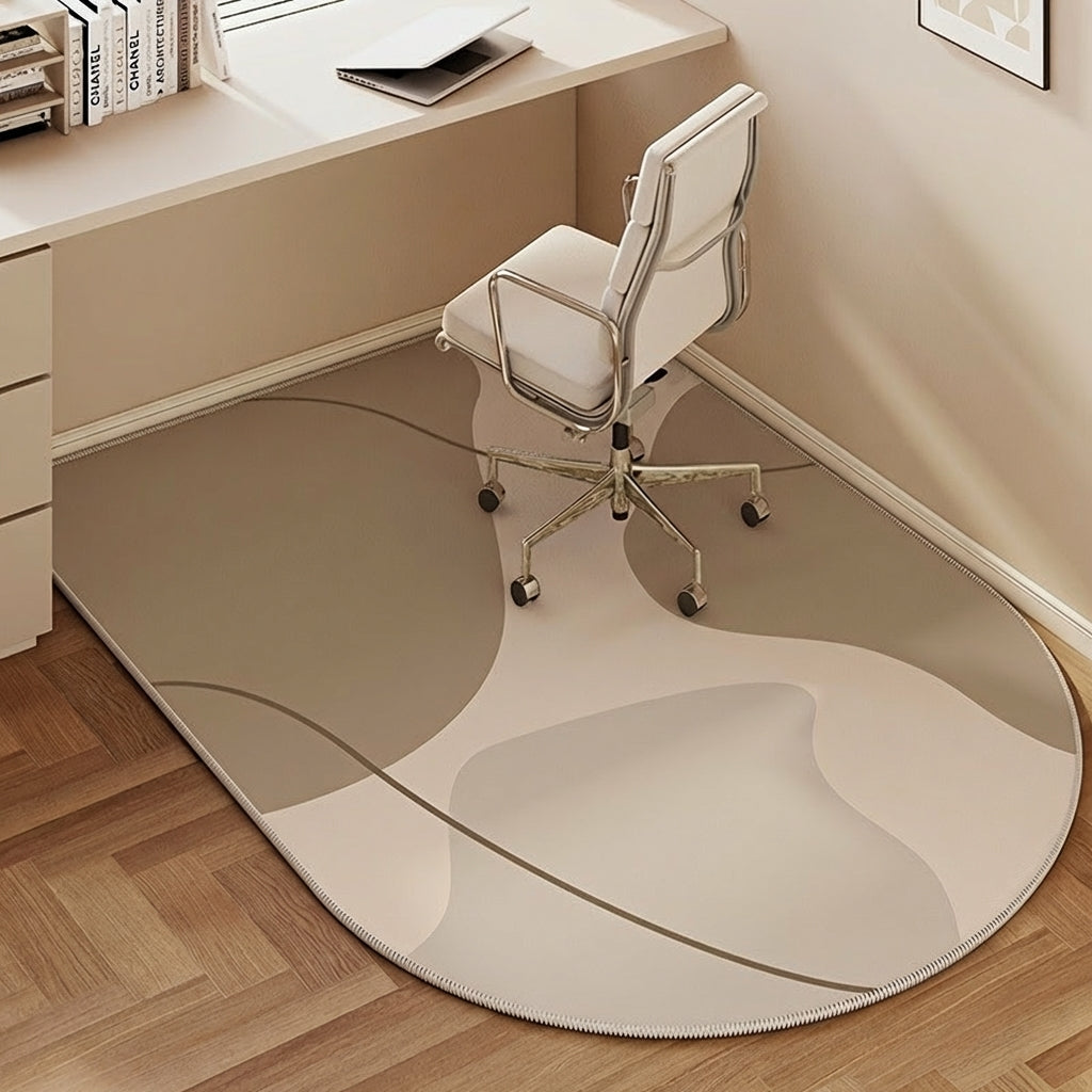 Premium clear office chair mat, a durable floor protector for smooth rolling on hard floors. Perfect for your workstation.