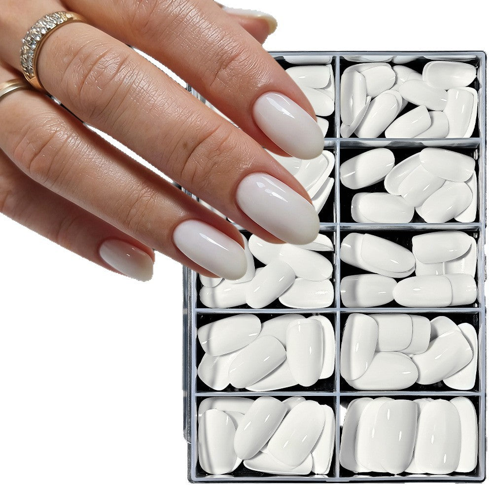 DIY women's soft gel nail tips, ensuring easy application & long-lasting stunning nail art designs.