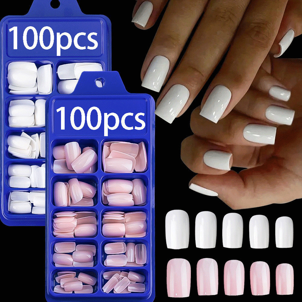 Clear soft gel nail tips for women's salon-quality manicures. Perfect for DIY nail art & gel extensions.