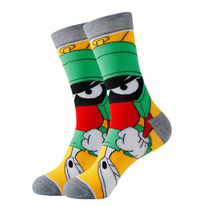 Comfortable & stylish cartoon socks set, ideal for adding a fun touch to any outfit.