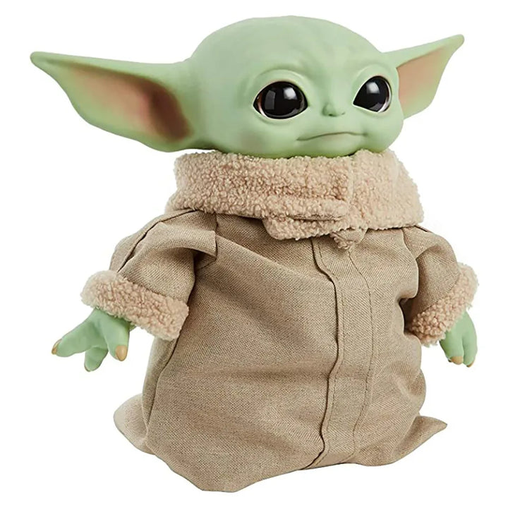 Detailed Star Wars Grogu collectible action figure. Authentic Baby Yoda toy, great fan merchandise for kids.