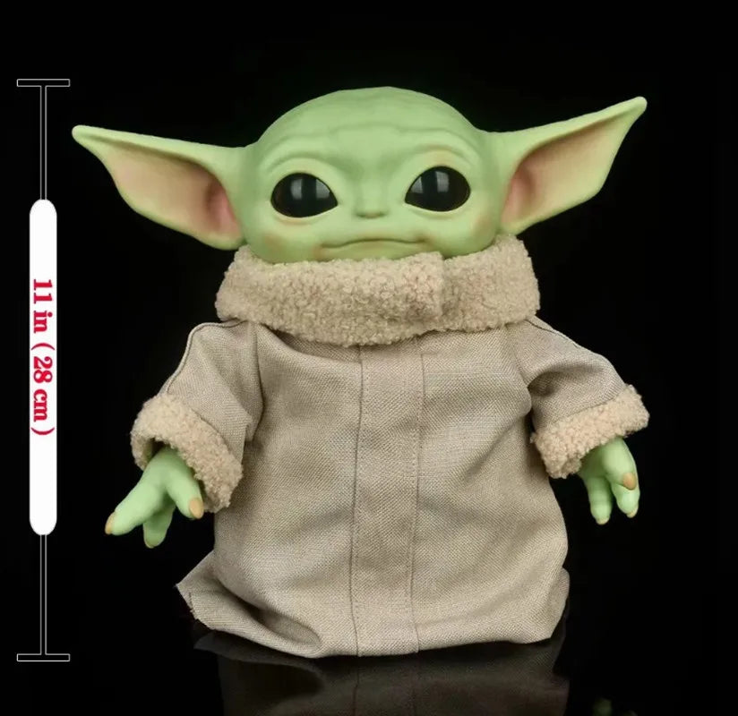 Iconic Grogu Baby Yoda action figure, ready for galactic play. A Star Wars collectible toy for kids & fans.