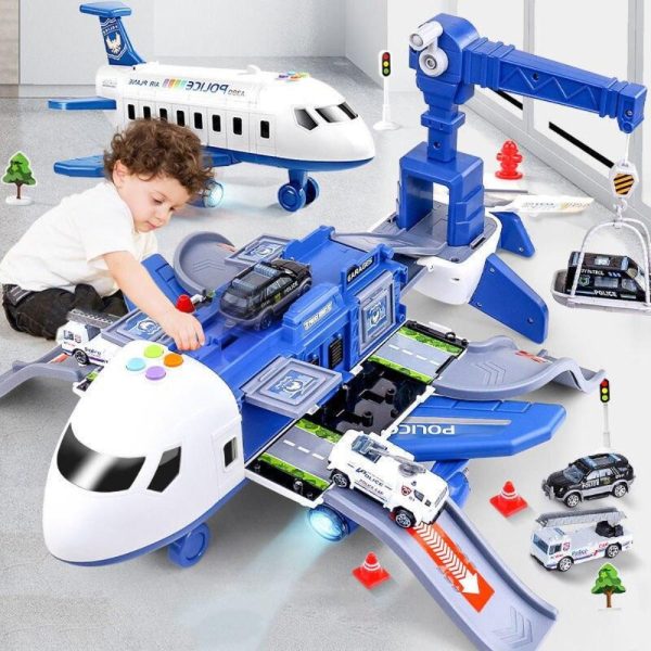 Detailed plastic adventure plane toy, perfect kids gift for imaginative vehicle play & aviation fun.