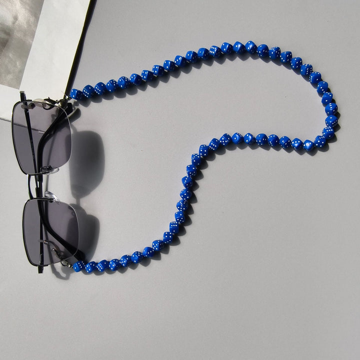 Hand-woven colorful eyewear chain, a secure & trendy glasses holder for all.