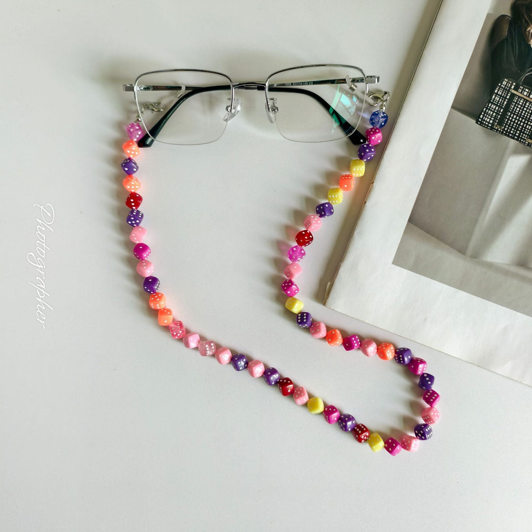 Fashionable anti-slip glasses lanyard, a vibrant accessory for spectacles & sunglasses.