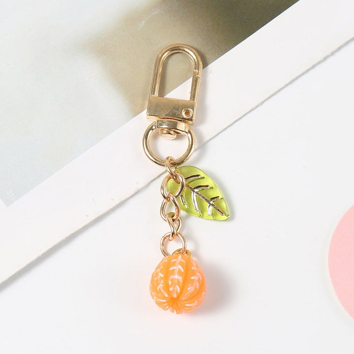 Colorful fruity design keychain, a vibrant accessory for bags, keys, or as a charming gift.