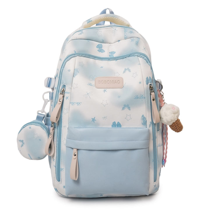 Cute butterfly travel bag for girls, water-resistant & durable with comfy padded straps for adventures.
