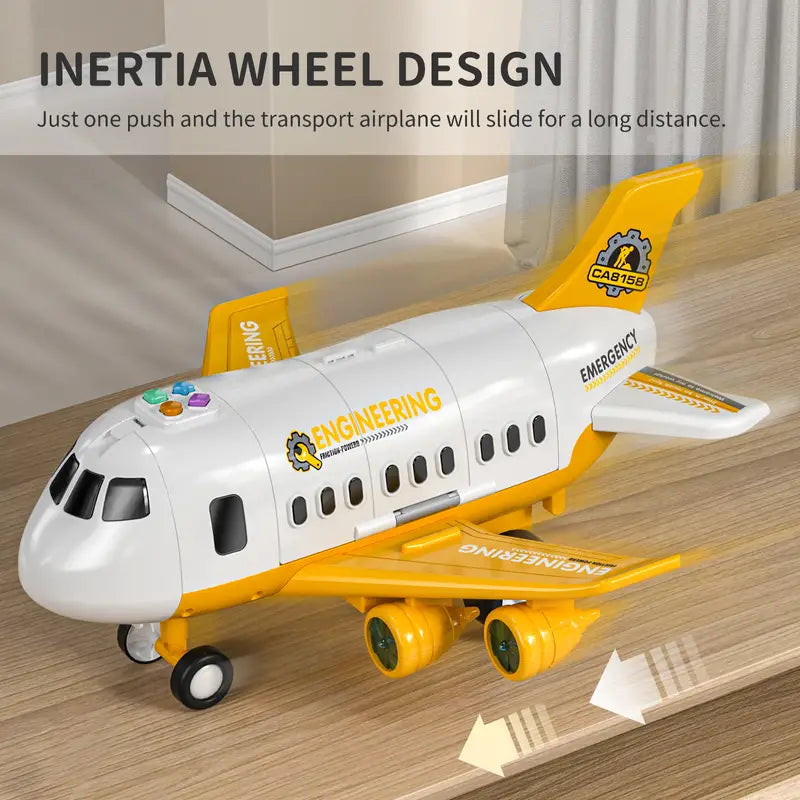 Durable Bright Skies interactive airplane toy for young pilots. Perfect kids' gift for imaginative play.