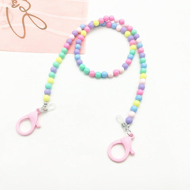 Colorful unisex glasses holder chain, stylish eyewear strap lanyard to secure eyeglasses & sunglasses.