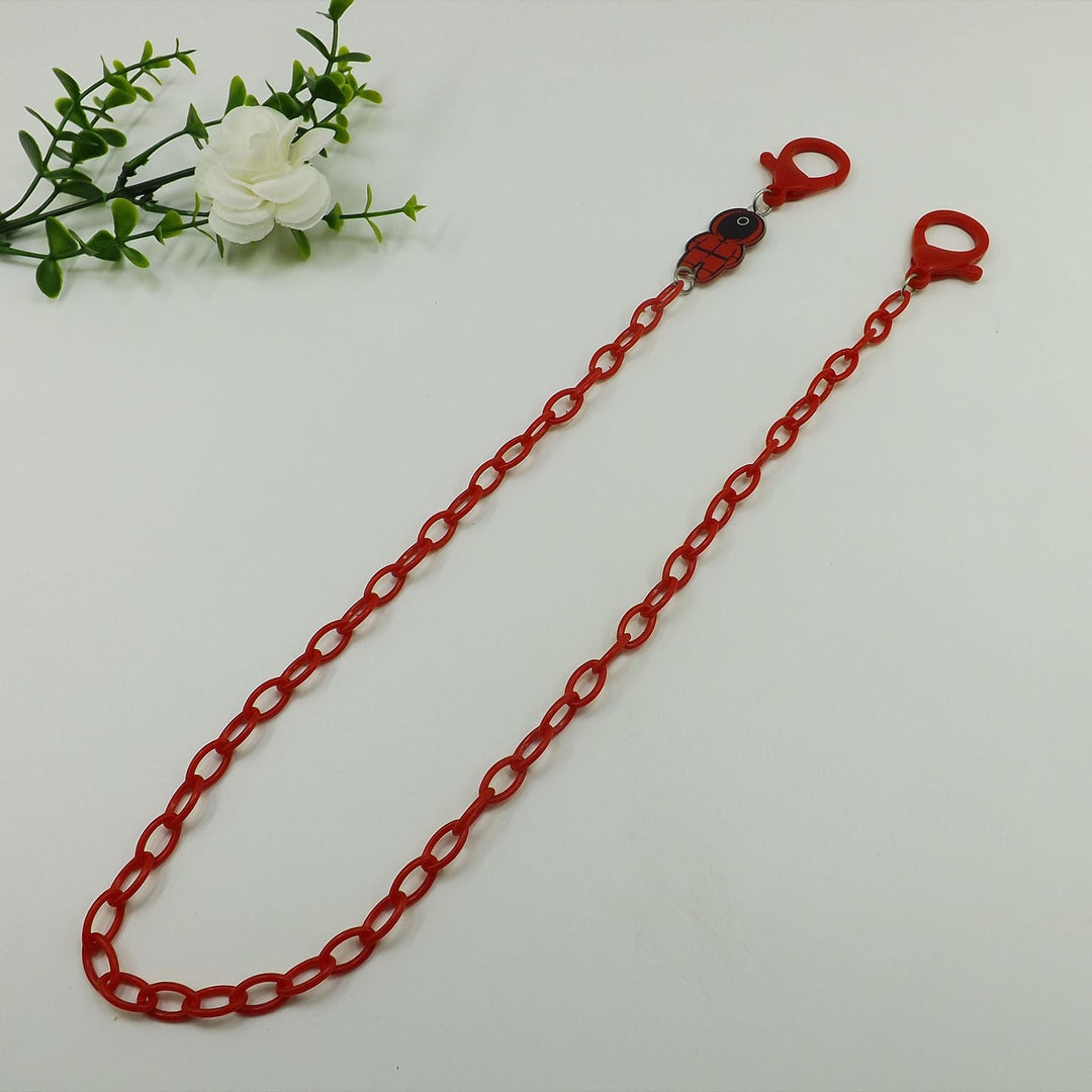 Comfortable, durable 23-inch colorful glasses strap. Secure unisex eyeglass holder for all-day wear.