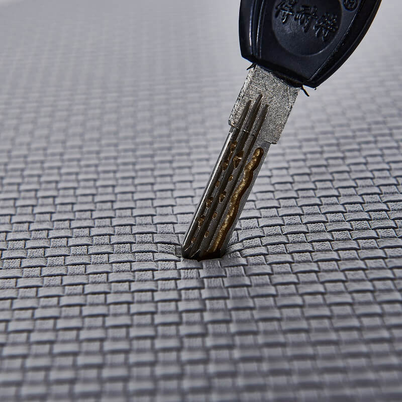 Waterproof kitchen mat, anti-slip & cushioned, perfect for high-traffic kitchen areas.