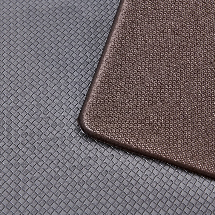 Comfort-cushioned standing mat for kitchen, anti-slip & waterproof design for busy cooks.
