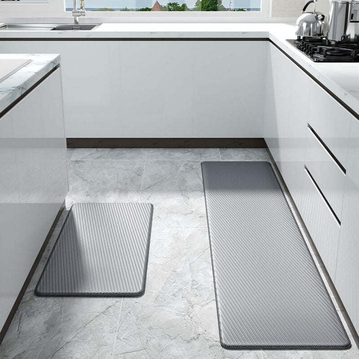 PVC kitchen mat, anti-slip and waterproof, providing excellent comfort and floor protection.