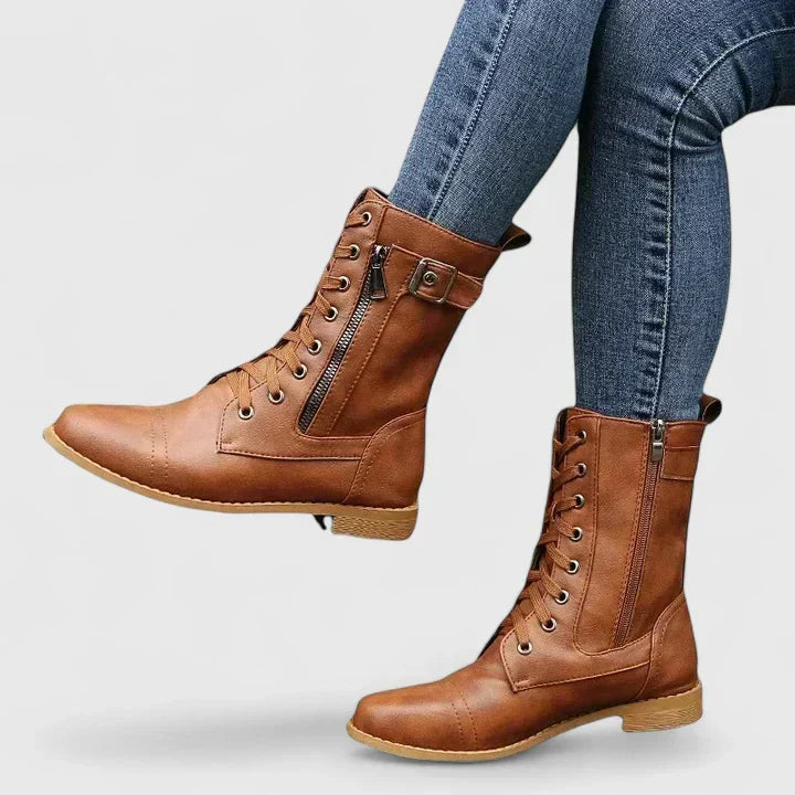 Supportive women's casual boots with built-in orthopedic arch support. Experience ultimate comfort for walking.