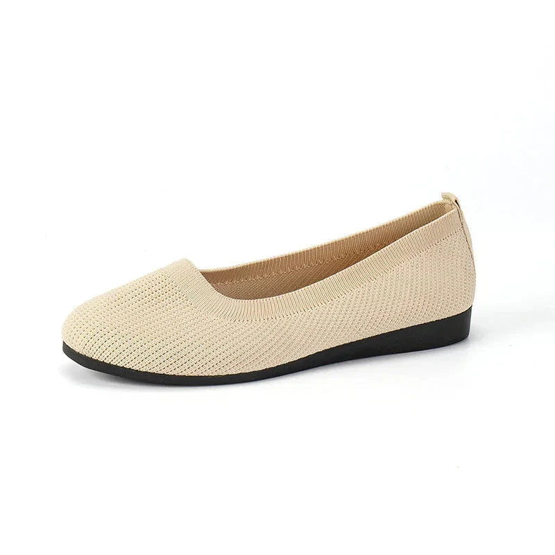 Stylish women's slip-on ballerina flats. Perfect casual summer shoes, comfortable & breathable.