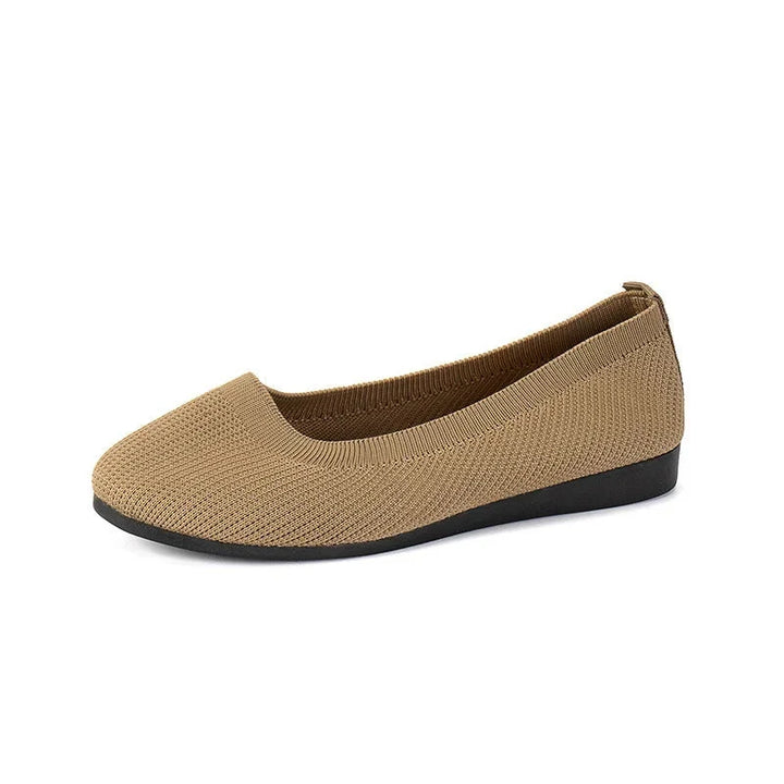 Women's comfortable & breathable slip-on ballerina flats for summer casual and everyday shoes.