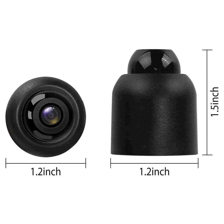 Sleek, compact wireless 1080P HD indoor security camera with night vision, ideal for discreet home monitoring.