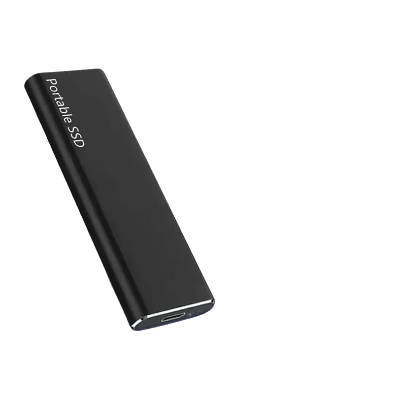 Compact 64GB USB-C portable external hard drive for mobile data storage & file backup.