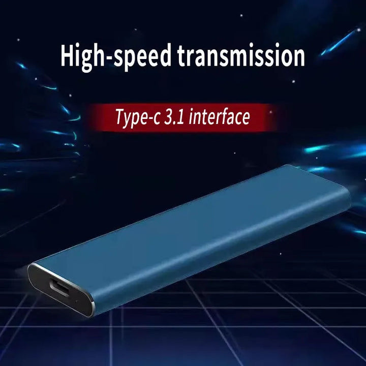 High-speed 64GB USB-C external hard drive, perfect for secure data storage & efficient file backup.