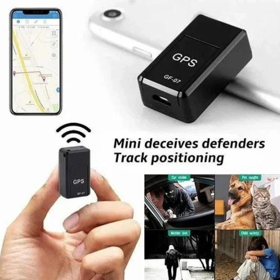 Compact GPS device for cars, offering real-time vehicle tracking and enhanced automotive security.