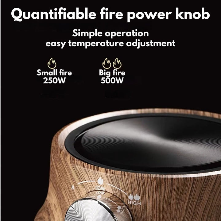 Portable electric stove, perfect for camping, picnics, or supplementing your main kitchen.