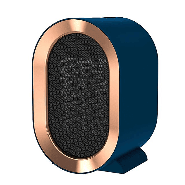 Compact, energy-efficient portable electric heater providing instant warmth for home or office. Easy to carry.